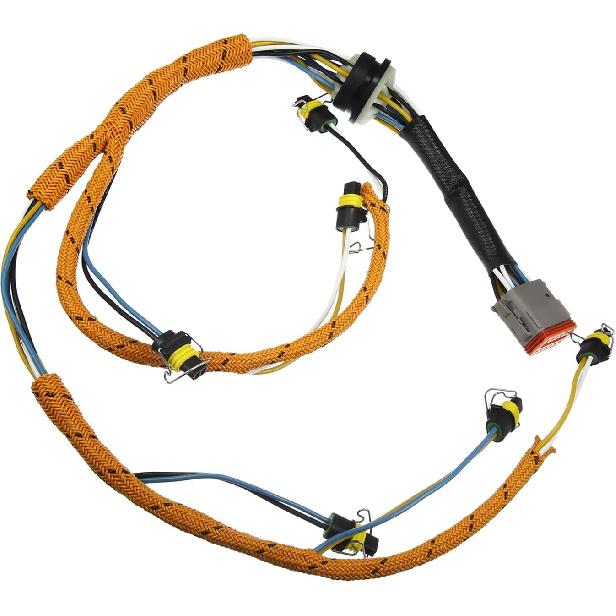 Motoforti Engine Fuel Injector Wiring Harness for CAT for Caterpillar C7 Engine Excavator 2225917 Fuel Injector Wiring Harness Assembly Long-lasting
