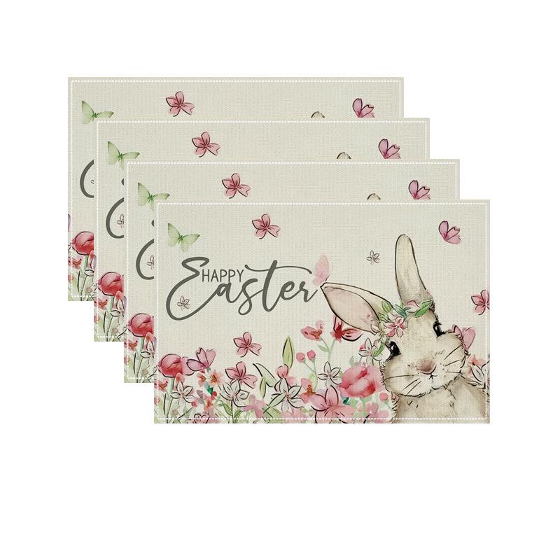 Heat-Resistant Stain-Proof Linen Party Placemats - Festival Collection