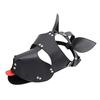 Warmtrees SM Dog Leather Hentai SM Dog Slave Party Couples Blindfold Full Head Restraint Breathable Popular for SM Fetish Black Mask, Mask,