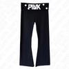 Pants Export Fashion New Arrival Letters Print Casual Pure Color Pants American Fashion Elastic Waist Basic Pants