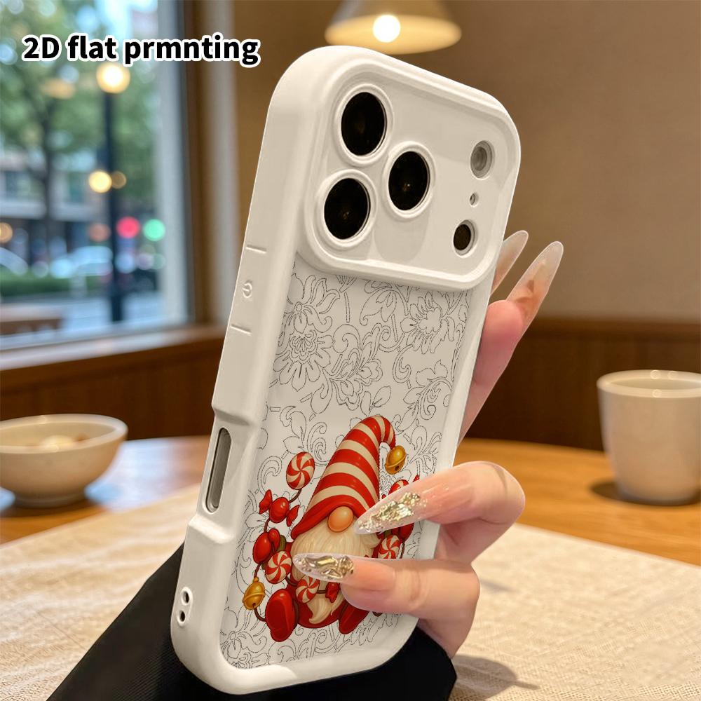 Phone Case: 2D Flat Design Suitable for iPhone 18 17 16 15 14 13 Pro Protective Case, Unisex, Holiday-themed, Christmas and Halloween Gift