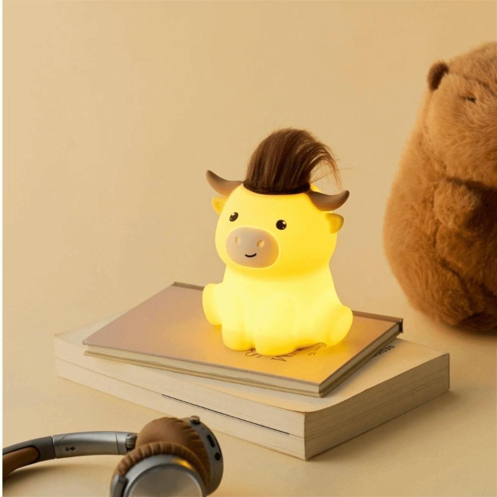 Novelty Soft Silicone Animal Nightlights Dimmable Rechargeable LED Lamp  Bedroom Decor