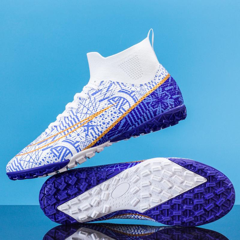 2025X10 New Adult Long Nail Broken Nail Football Shoes Men's Artificial Turf Training Game Sports Shoes