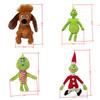 Anime-Grinched-Plüschtier, Cartoon-Stil, Kawaii, Kindergeschenk, Weihnachtsdekoration, weiche Stoffpuppe für Kinder, Weihnachtsgeschenk