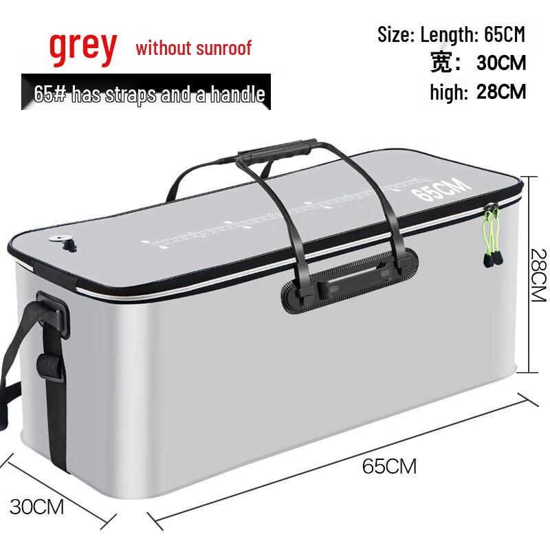 Foldable EVA Fishing Live Bait Bucket