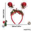 Christmas Hairband Hair Accessories New Deer Horn Bow Headwear Christmas Festival Sweet and Cute Headband Accessories