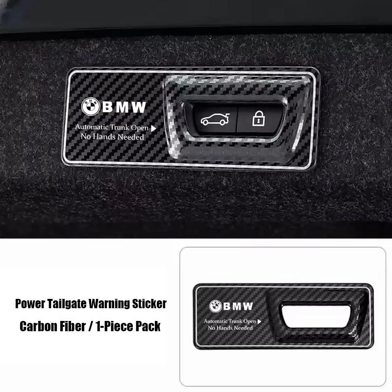 Car Trunk Switch Warning Sticker Tailgate Lifting Cover Decal For BMW G80 G06 DF37 G07 G42 G14 G15 G16 F82 F20 F21 F83 M2 M3 M4 M5 M6