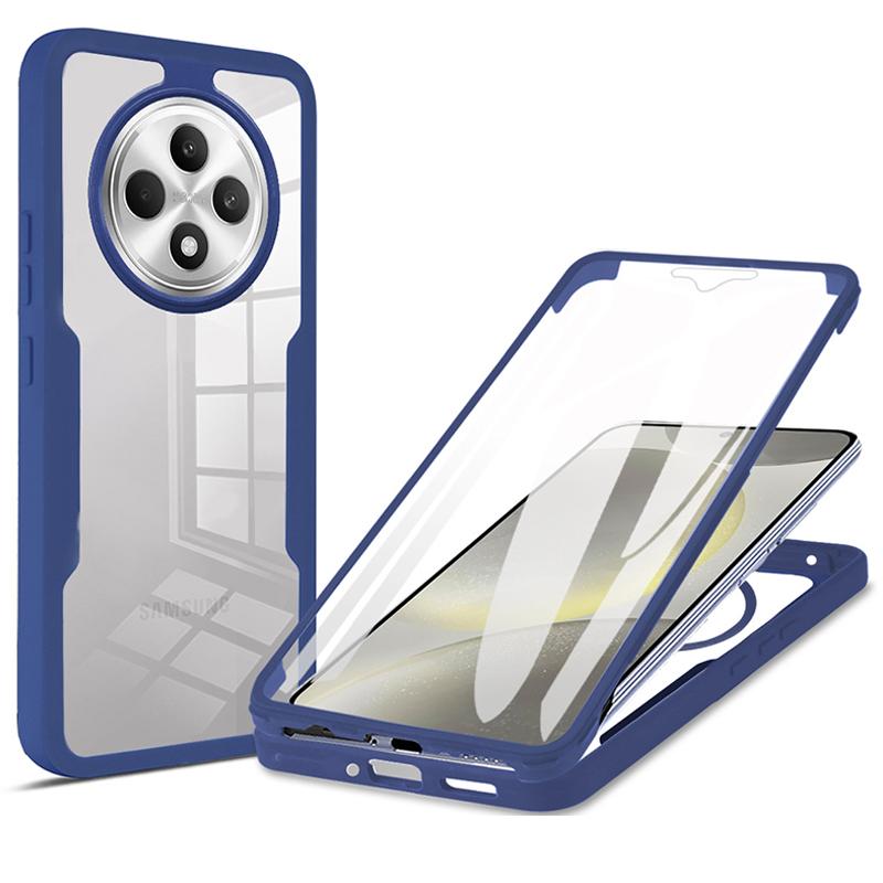 Phone Case for OPPO Reno 12F / Reno12 F 360 Full Protection Shockproof Anti-drop Bumper Cover