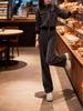 Women's European Style High-End Casual Sports Set: Spring Slimming Velvet Hoodie & Wide Leg Pants Two-Piece