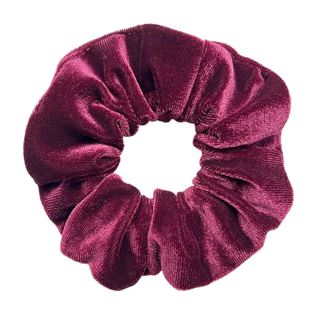 45 Colors Large Vintage Velvet Scrunchies Girls Elastic Hair Bands Ponytail Holder Ties Rubber Bands Fashion Women Accessories