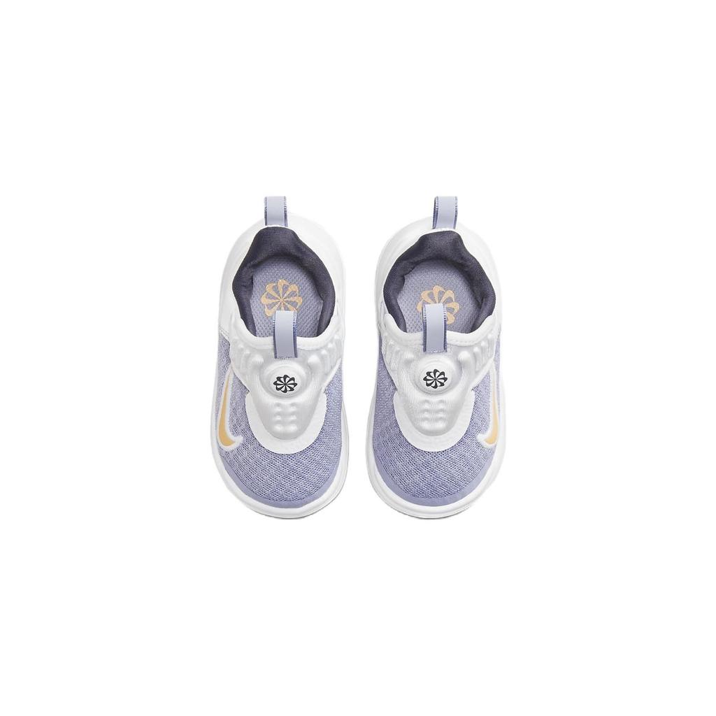 Nike E-Series 1.0 TD Non-Slip Shock Absorbing Breathable Low Top Walking Shoes Baby Shoes White Purple DV4252-500