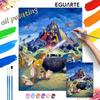 The Black Cauldron Digital Oil Painting Art Painting Kit Manual Diy Painting for Home Decorations