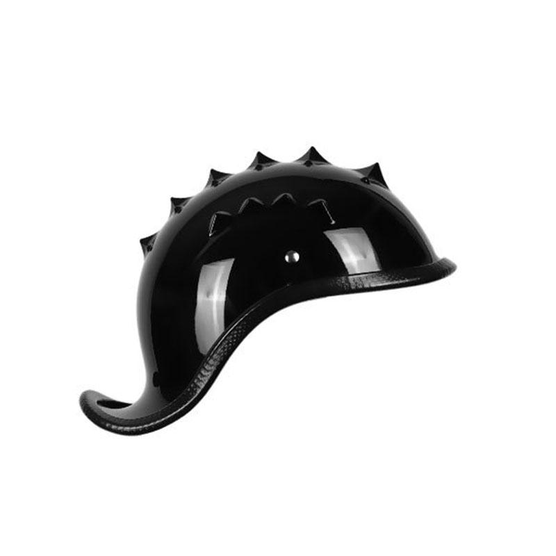 

Мотоциклетный шлем-полулицо винтажный ретро скутер шлем-джет Круизер Винтажные шлемы с открытым лицом с ветрозащитным воротником L