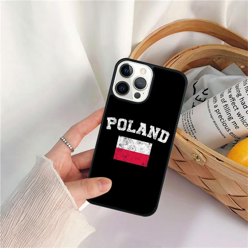 Poland Polish Flag Mobile Celular Phone Cases for iPhone 17 Air 16 15 14 12 13 PLUS 11 PRO MAX Coque Fundas Coque