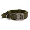 Military Tactical Dog Collar Zinc Alloy Buckle Reinforced Hook Loop Duarable Handle for Training German Shepard K9 Large Dog
