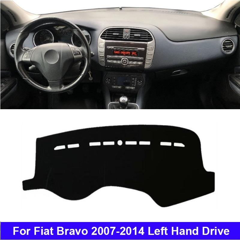 

Для Fiat Bravo 2007 2008 2009 2010 2011 2012 2013 2014 Автомобильная крышка приборной панели накидка с левым рулем Dashmat Pad Dashboard Carpet Dash