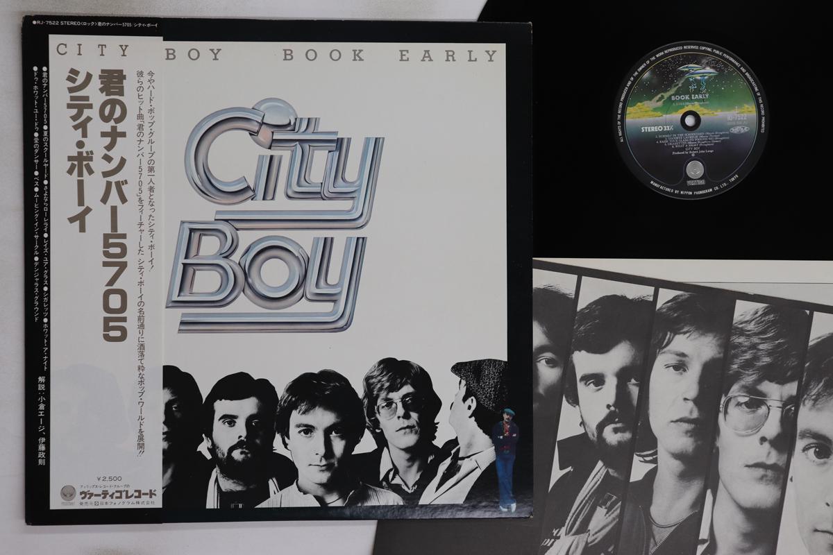 

LP Пластинка CITY BOY - Book Early RJ7522 VERTIGO 1978 Япония Оби Рок Б/У