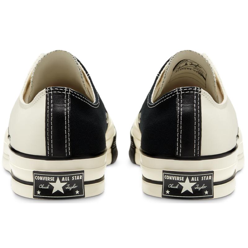 Converse Chuck Taylor All Star 1970s Round-toe Lace-up Low-Top Espadrilles Unisex Black & White