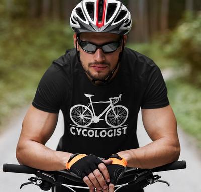 Cycologist T-Shirt, Radfahrausrüstung, Fahrradbekleidung, Radsportbekleidung, Herrenradsport