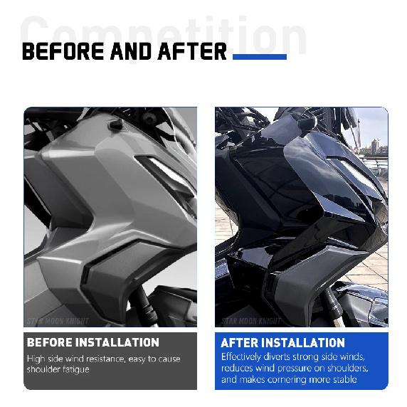 ADV350 Leg Fairing Wind Deflector For Honda ADV 350 2022- 2025 Motorcycle Side Windshield Air Deflectors Accessories