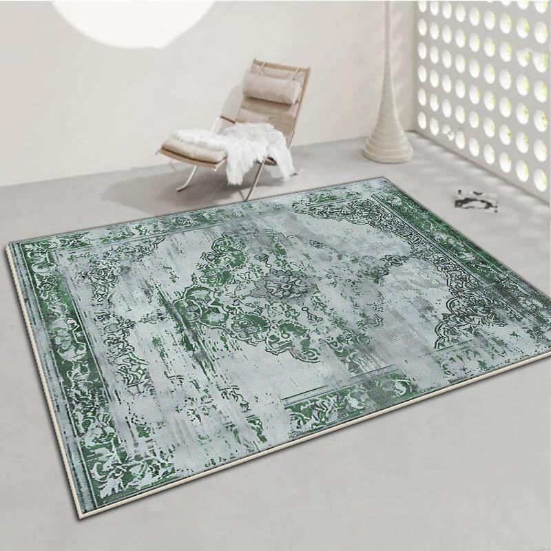 Amerikanischer Stil Persien Großer Teppich Wohnzimmer Dekoration Zuhause Sofa Bereich Teppiche Schlafzimmer Garderobe Fußmatte Waschbar Rutschfest