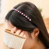 Cubic Flower Thin Hairband (Pink)