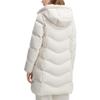Fila Official 2023 Winter New Mid-Length Warm Down Jacket Women Outerwear Steam-White F11W341910F-IV