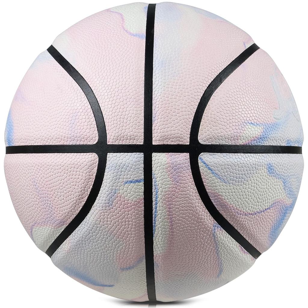 JPHNAN Größe 6 PU Synthetik Übung Interaktives Spiel Damen Basketball, Leder, Rosa, Leder, Indoor/Outdoor Ball,