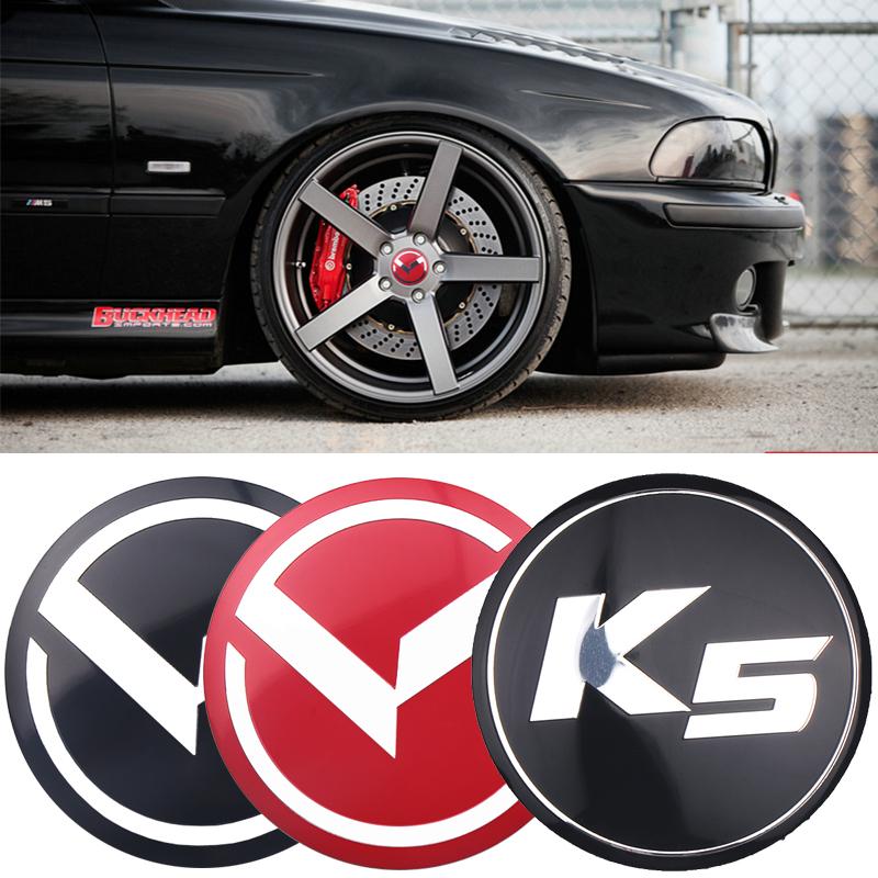 AABJA1 56MM Car Badge Wheel Center Hub Caps Sticker Tire Rim Cover Stickers Auto Accessories For KIA K5 Sportage Rio K1 K4 K2 Picanto