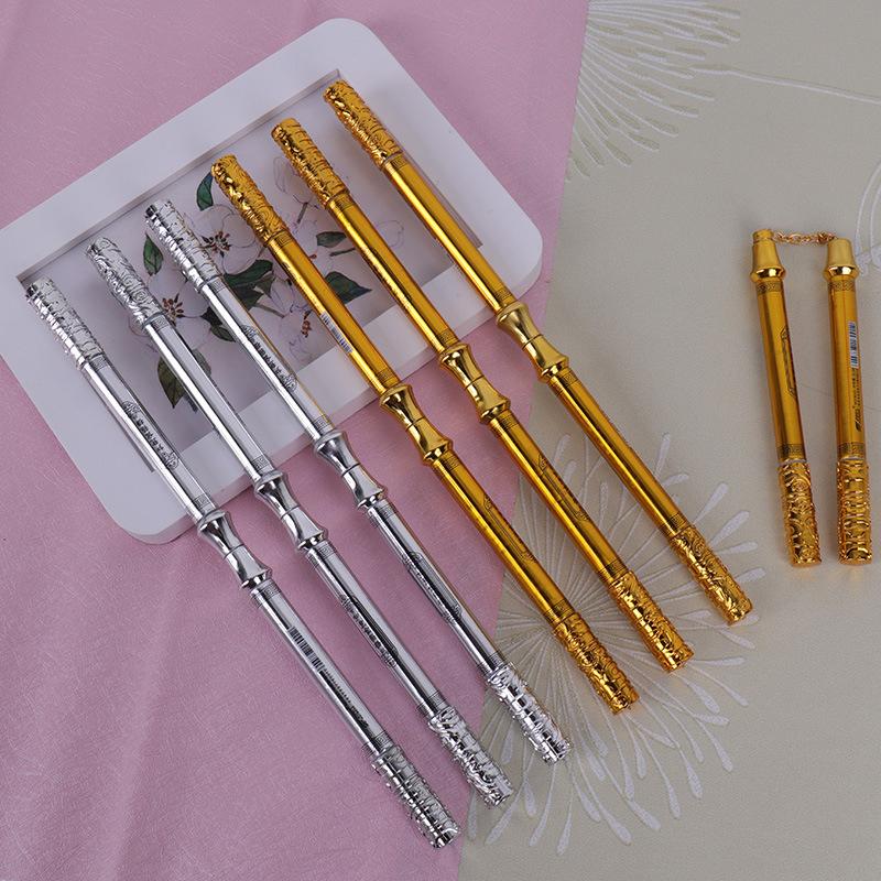 Golden Cudgel Nunchakus Pen Writing Rotating Pen Creative Stress Reliever Toy