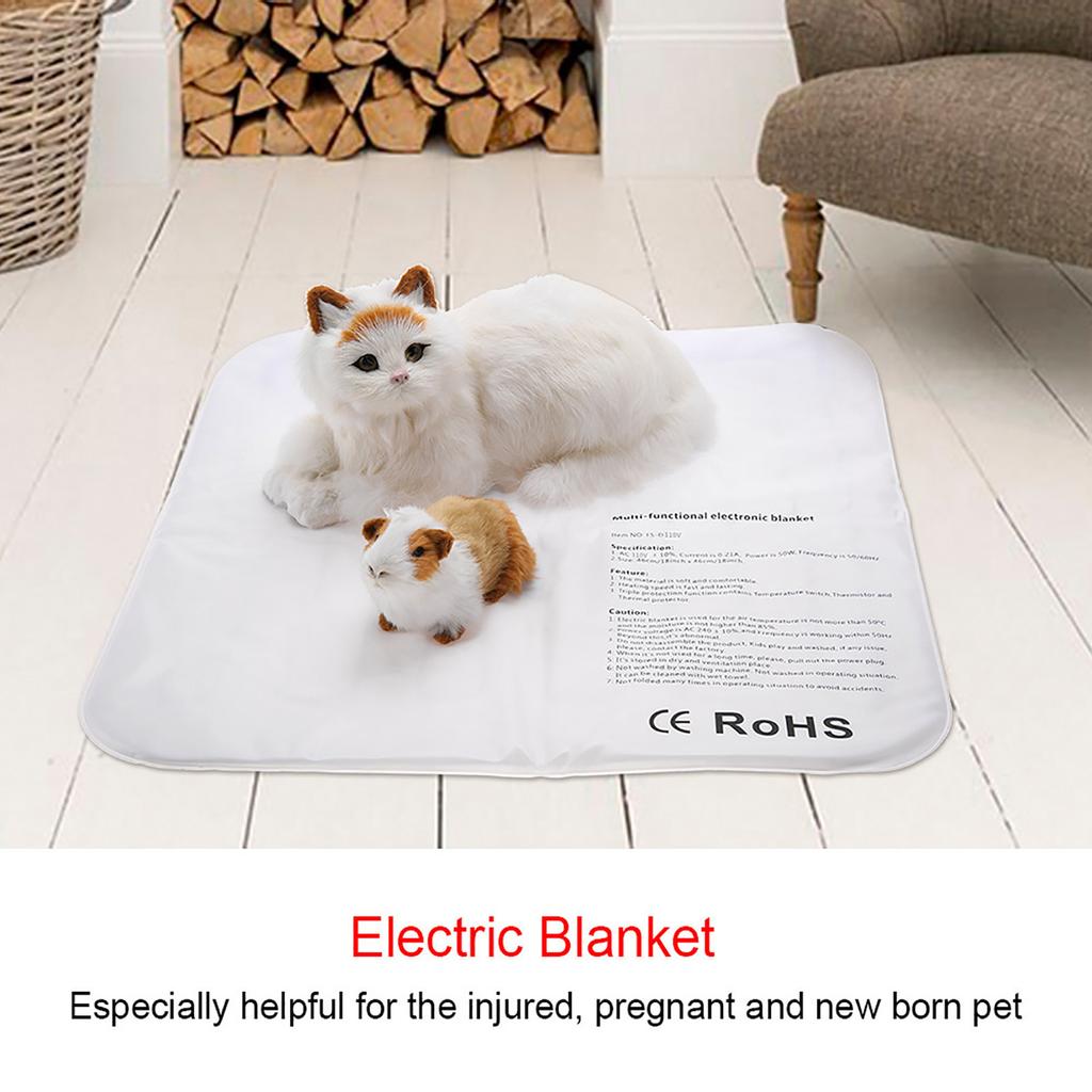 Waterproof Scratch Resistant Warm Heat Electric Blanket for Pet Dog Cat