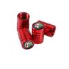 Hub Caps 4Pcs Styling Tire Valve Caps Metal Car Wheel Tire Valve Caps For Alfa Romeo 4C 159 Spider Giulia Giulietta 156 Tonale M CVP1