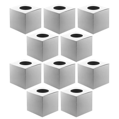 Hergestellt in Lotterie Schlichtes Set von Höhe x 20cm x Boden Pappe Teilnahme-Lotteriekasten Japan, Kasten, Weiß, 10, 18.5cm 20cm, Enthalten, Kasten, Lotterie, (Weiß)
