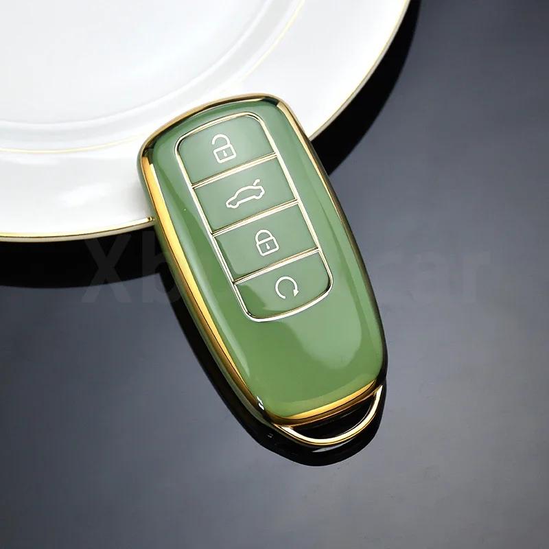 Soft TPU Car Remote Key Case Cover Shell Fob Holder for Chery Tiggo 8 2022 Pro 7 Arrizo 5 Tiggo 8 Plus New 5 plus 7pro 2022 Max