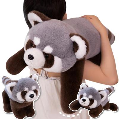 45/60/80cm Simulation Raccoon Plush Doll Pillow Grey Standing Lying Animal Raccoon Plush Toy Gift for Boys and Girls