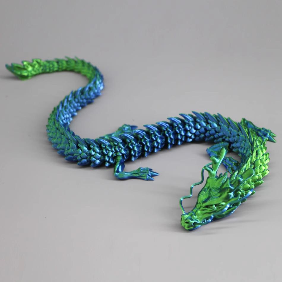 

Handmade Articulated 3D Printed Brachiosaurus Dragon Toy and Decorative Ornament