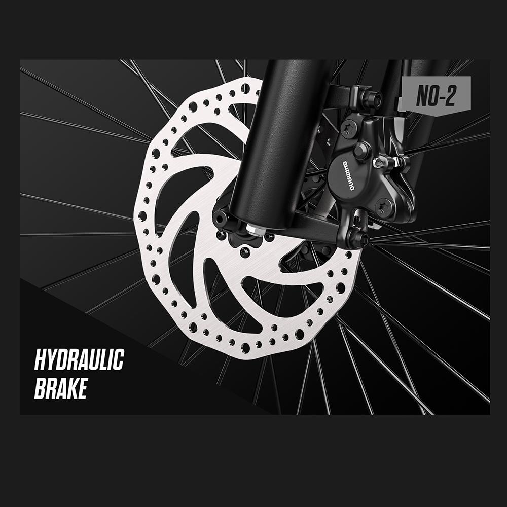 RANDRIDE 27,5 Zoll Elektrofahrrad Mann Vollfederung Mountainbike SHIMANO Hydraulikbremse 1000w E-Bike für Erwachsene