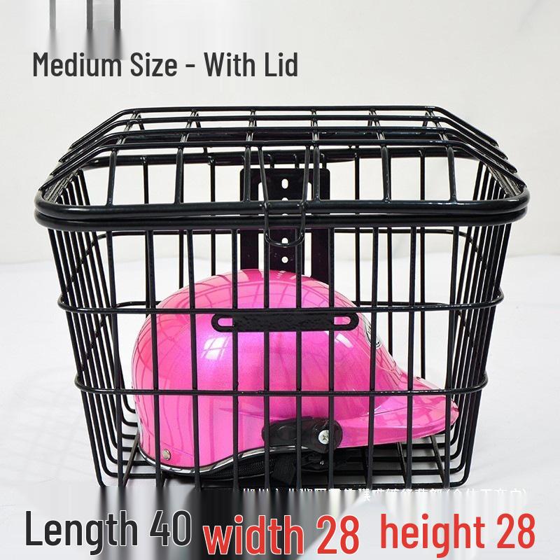 Heavy-Duty Enlarged Rear & Front Bicycle Carrier Basket