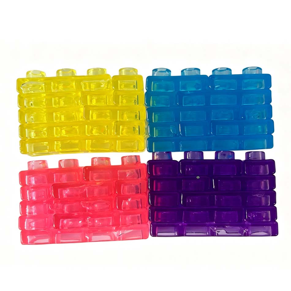 Heet Magisch Gummy Blok Zachte Bouwstenen voor Kinderen, Voedselkwaliteit TPE Sensorisch Stapelbaar Speelgoed, Transparante Jelly Blokken, Educat
