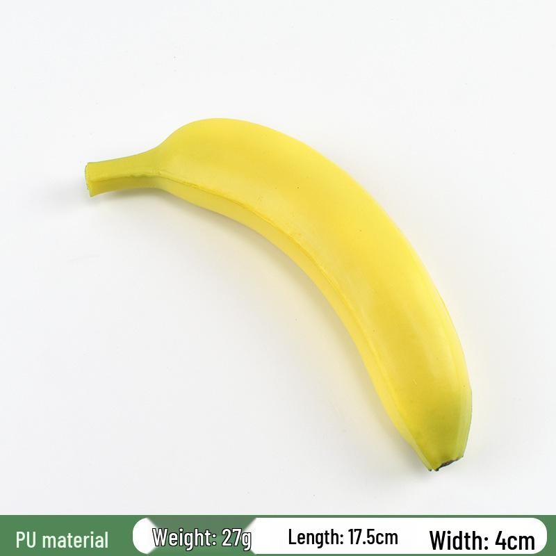 Plastic PU Banana Model for Display and Teaching Props