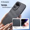 Huawei Nova 12 Pro Phone Case, Nova 12 Ultra Protective Cover, Shockproof Lens Full Protection Soft Case, Simple Outer, WoAnd Leather Case, Black
