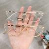 Small Frame Blue Light Blocking Cat Eye Prescription Eyeglasses For The Nearsighted Student Short-sight Eyewear 0 -0.5 -0.75 To -4