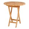 Oviedo Table de jardin, Ø 70 cm, en teck.