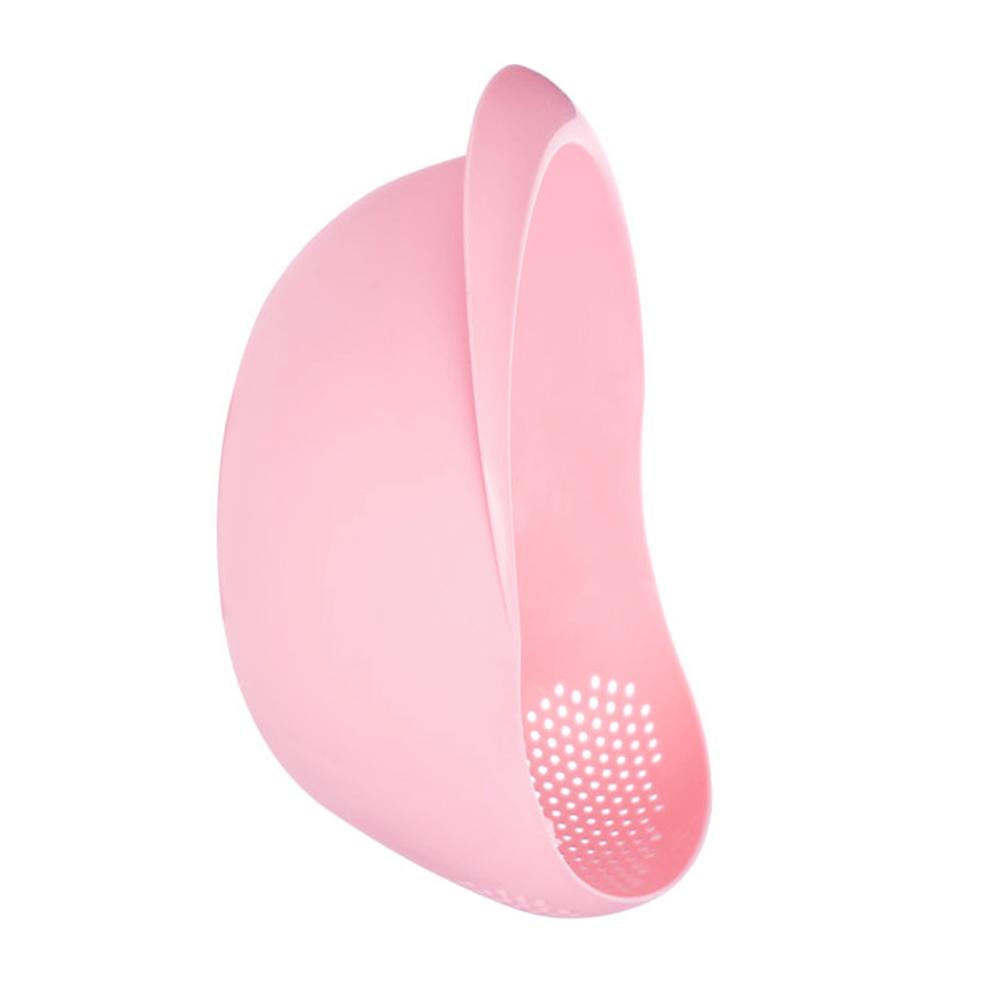 

Фильтр для мытья риса, сито, корзина, дуршлаг, пищевая полипропиленовая чаша для овощей и фруктов, сушилка для посуды, корзина для чистки, кухонные принадлежности розовый