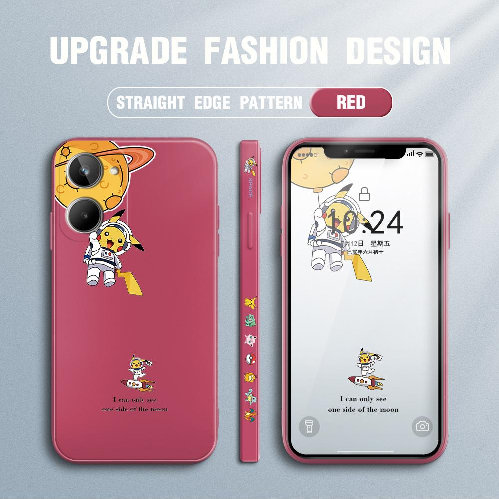 Cute Cartoon Astronaut Phone Case for iPhone 15 14 13 12 11 Samsung Galaxy S23 S22 A52 A52S Soft Full Protection Square Liquid Silicone Cover