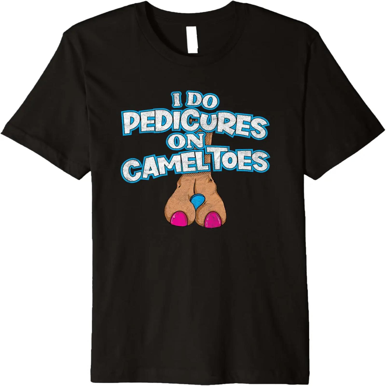 I DO PEDICURES ON CAMEL TOES retro distressed funny flirting Premium T-Shirt XXXXXL разноцветный