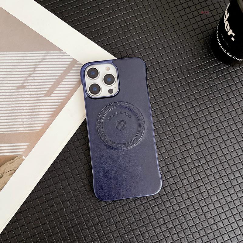 

Suitable for Apple 16promax Phone Case, IPhone15 Magnetic Electroplated Anti-drop Ip16 Borderless Leather Case iPhone 15 6.1 inch