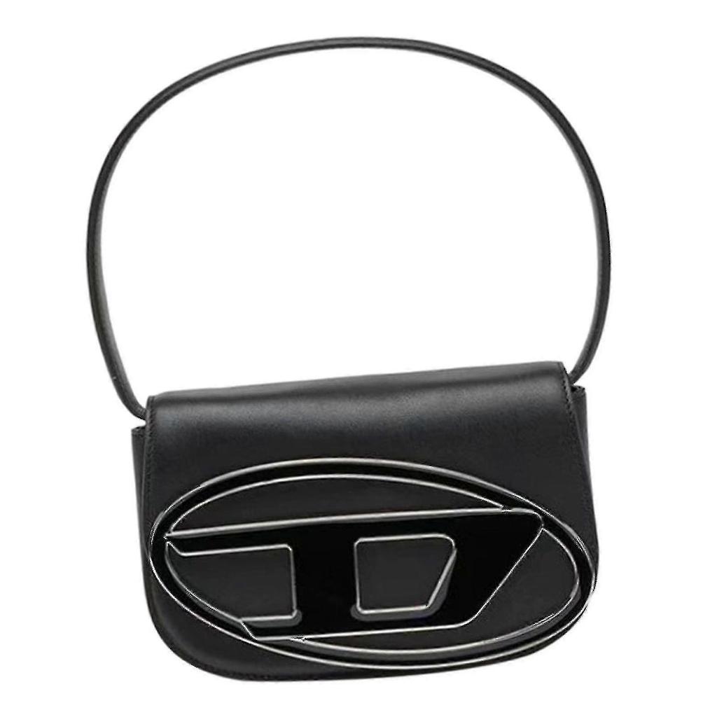 Trendy Lightweight Black PU Leather Women's Shoulder Bag Clutch Purse