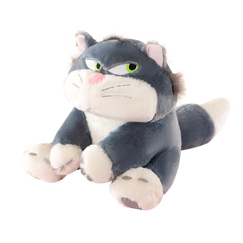 Cat Plush Toy With Bowtie Cartoon Stuffed Animal For Kids Birthday Gift