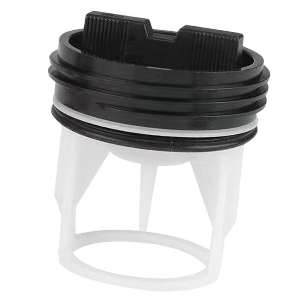 Plastic Washing Machine Drain Pump Cover Assembly Reliable Water Stopper Overflow Protection for Laundry Use